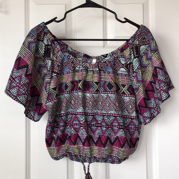 Nordstrom Tops - Aztec Crop Top